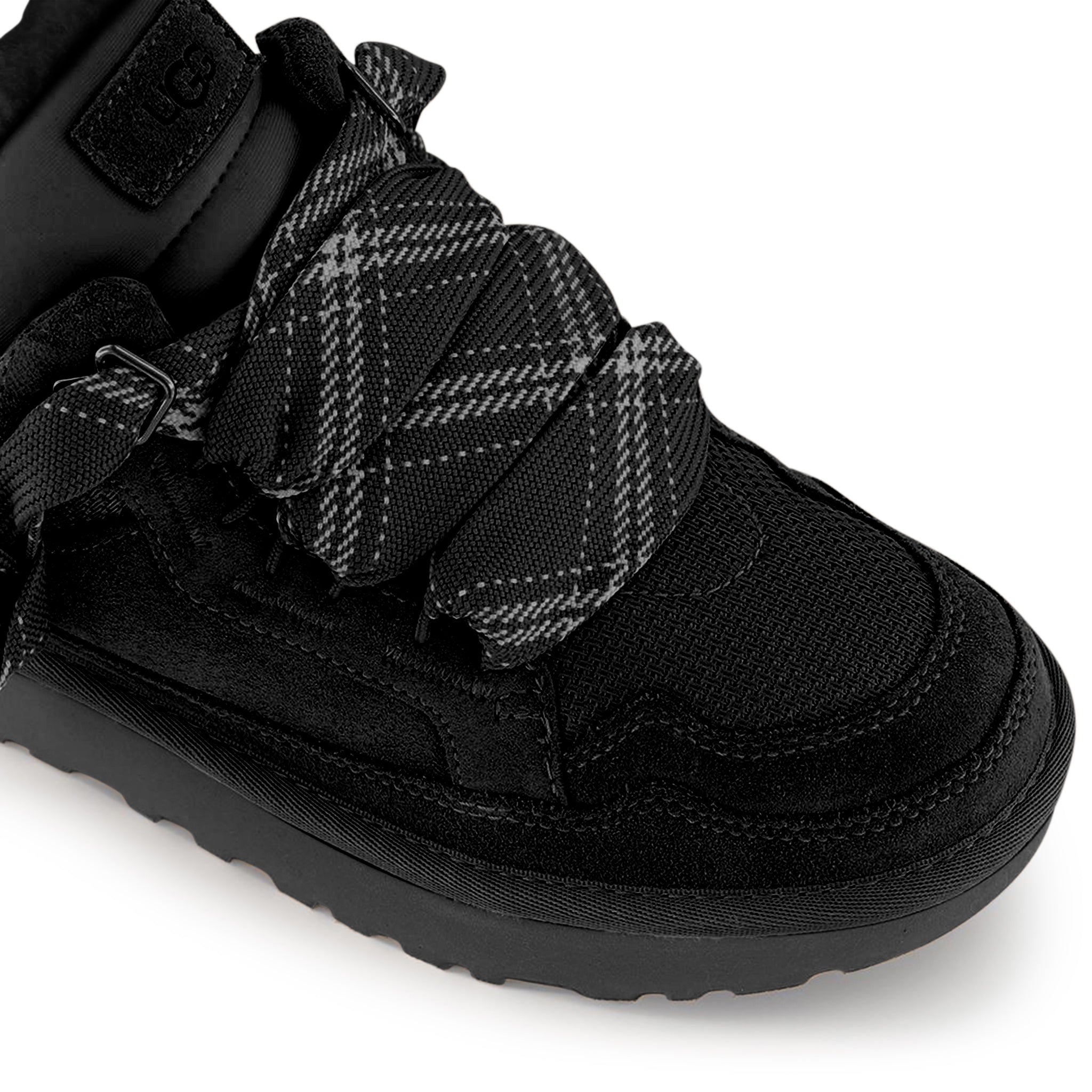 Top view of UGG Lowmel Black Trainer (W) 1144032-BLK